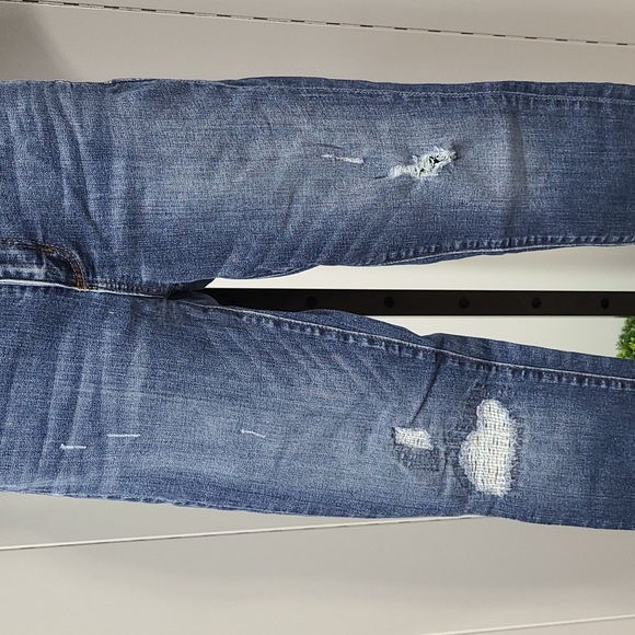 LOFT Modern Skinny Distressed Jeans - 2 - Picture 13 of 14